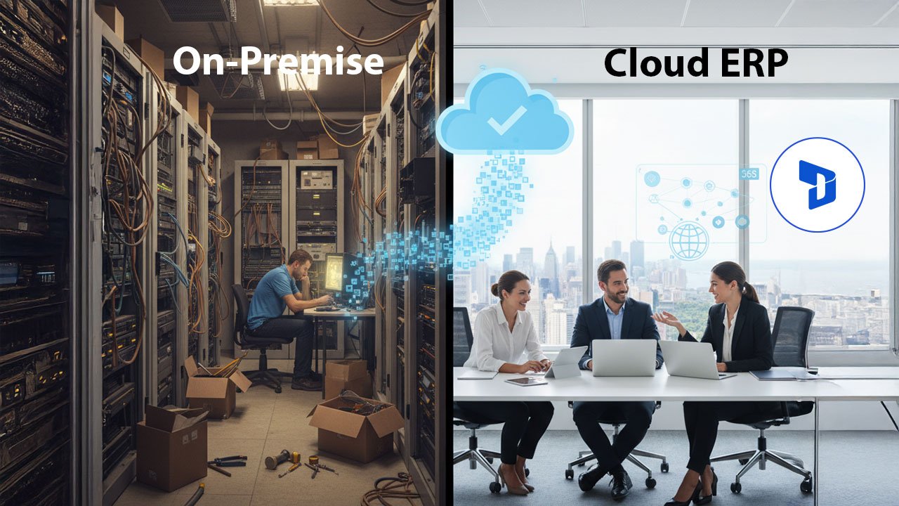cloud erp vs on premise why dynamics 365s cloud model wins