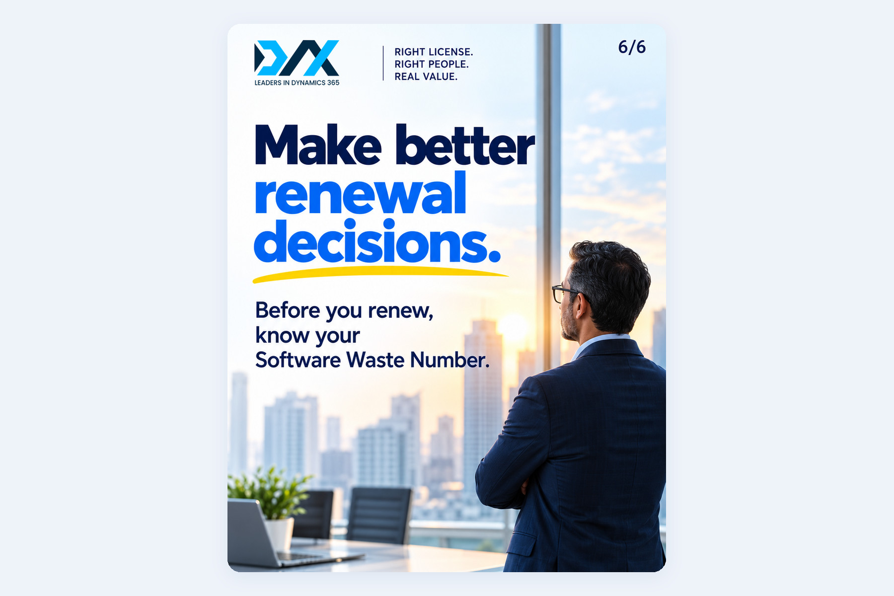 Make better renewal decisions. Before you renew, know your software waste number.